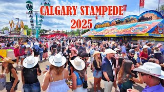 Calgary Stampede 2025 - Stampede Park 4K Walking Tour