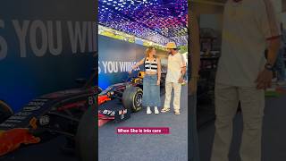 When she is into cars |Divya Gupta #formula1 #redbull