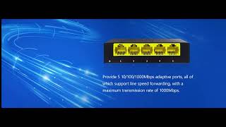 Meet the Foredge NS605L 5-Port Internet Switch! ⚡️