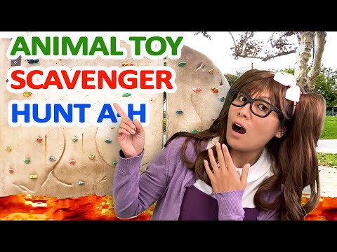 Animal Toy Scavenger Hunt A-H