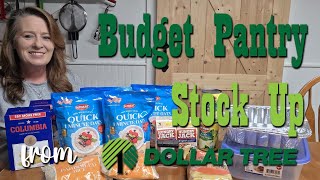 $20 Budget Pantry Stock Up from Dollar Tree