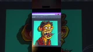 Creating a Bored Ape NFT!#nftart #nftartist #nftcommunity #boredape #boredapeyachtclub #garyvee