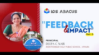 MGM PONMUDI VALLY PUBLIC SCHOOL , VITHURA | PRINCIPAL , DEEPA C NAIR | IDS ABACUS