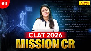 Critical Reasoning | Part 3 | CR for CLAT 2026 | CLAT Exam 2026 Preparation | By Nupur Ma'am