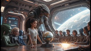 Human Girl DESTROYS 7ft Alien Bully in Physics Class | SciFi | SpaceOper