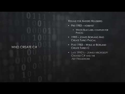 What Is C# - Who Created C#
