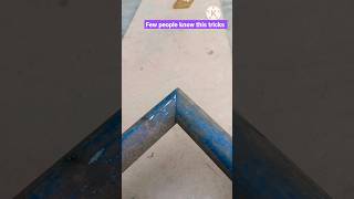 90 degree pipe cutting Professional trick #shorts