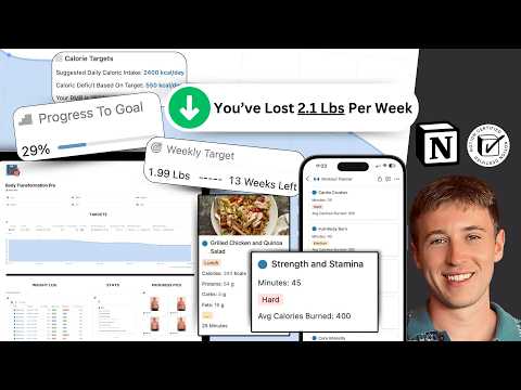 The Tracker That Makes Weight Loss Feel Effortless (Notion Template)