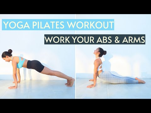 15 Min Yoga Pilates Workout || Abs & Arms