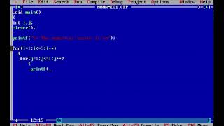 C Pattern Printing Programs | Right Angle Floyd's Triangle with Explanation