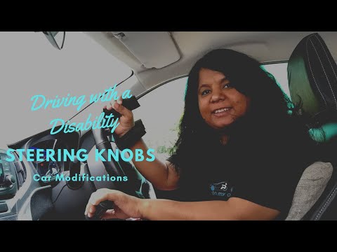 Steering knob for car  | Driving with steering knob | Modified cars for disabled people in India