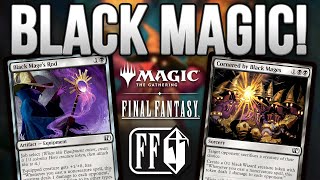 IT'S BLACK MAGIC! Final Fantasy Black Mage's Rod + Cornered by Black Mages — MTG Pauper Storm Combo