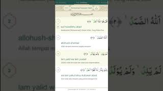 Q.s Al-Ikhlas, Latin dan Terjemahan