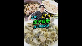 北京三环饺子自助！看看这顿能炫多少个？ #饺子 #水饺 #自助餐 #北京 #省饭课代表
