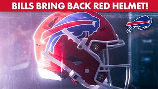 Buffalo Bills Bring Back Red Helmets for 2025 Regular Season Finale