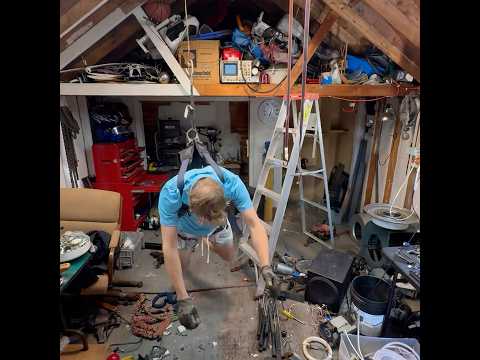hanging from the ceiling