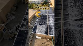 Solar panel cleaning 🧹 #Sunsystem #solarpanel #solar #panel #plate #trending #cleaning #viralreel