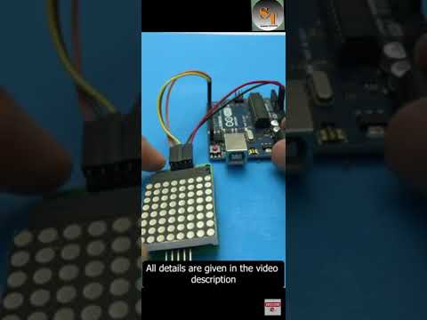 How to display our name in LED matrix/ Arduino LED Matrix #short #trending #viral