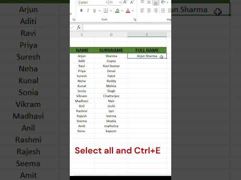 To add full name in excel #excel #excelfunctions #excelfunctions #excelformulas