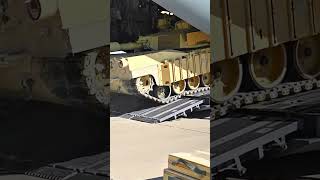 US C-17 transporting M1A2 Abrams battle tanks #c17globemaster #usairforce #usaf