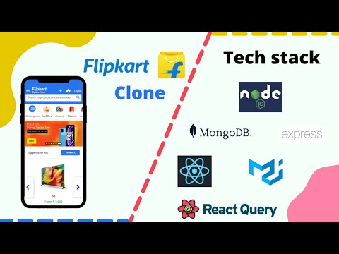 Flipkart clone with mern stack, material ui and reactquery(ecommerce website with react in 2021).