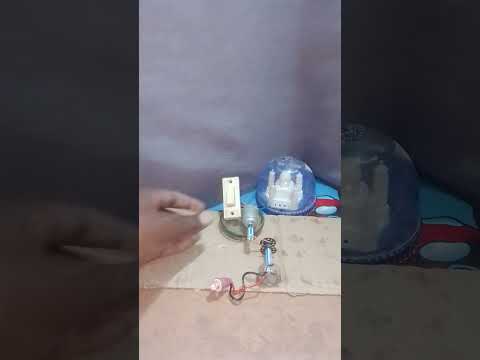 Free energy lights #experiment with motor