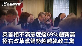 英首相不滿意度達69%創新高 極右改革黨聲勢超越執政工黨｜20250711 公視晚間新聞