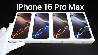 Apple iPhone 16 Pro Max Unboxing - iPhone 16 pro max review 2025