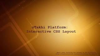 Interactive CSS Layout