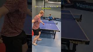 Pendulum serves made by... #tabletennis #pingpong