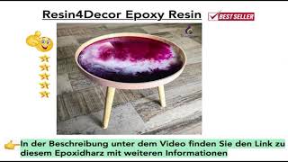 Epoxidharz gießen👉 Tisch aus Epoxidharz bauen 🆕Video