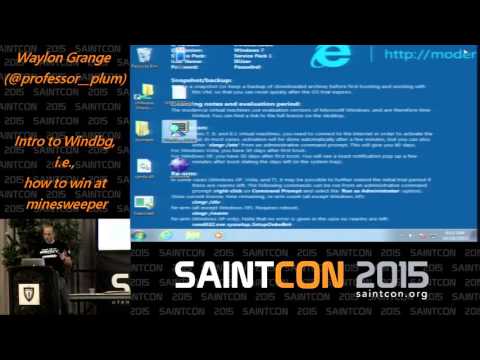 Intro to Windbg, i.e., how to win at minesweeper