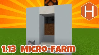 wheat potato carrot beat root micro-farm updated for 1.13 Minecraft Tutorial