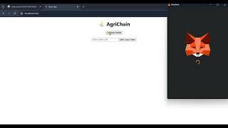 🚜 AgriChain:Tokenizing Crops Using Blockchain | Complete dApp with React & Solidity(Sepolia Testnet)