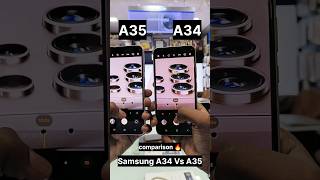 Samsung Galaxy A35 Vs A34 Camera Test & Zoom | #tech #unboxing #trending #shorts #comparison