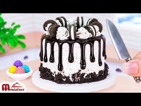 Amazing Miniature Oreo Overload Cake Decorating | ASMR Cooking Mini Food