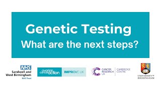 Demo UK | Genetic Testing Next steps (English)