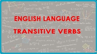 Transitive Verbs - English