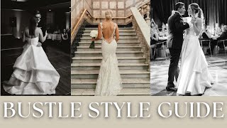 Wedding Dress Bustles 101: American vs French vs Ballroom Explained!