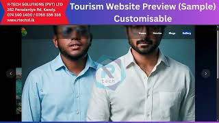 Tourism Website Sample Preview , We Designed Tourism Website for You – Want a Website Like This? 🌐