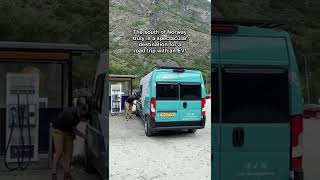 EVanlife: charging our electric campervan in the mountains of Norway