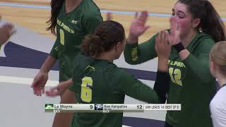 UNH Volleyball vs Le Moyne Highlights 9-27-24