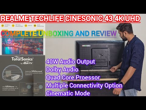 Realme Techlife 43 Inch 4K UHD Tv 2025 📺 Unboxing And Review - The Best Tv In Budget ?
