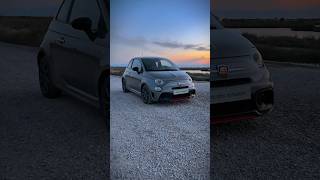 Wonderful Sunset with Abarth 595 🥰 #abarth #abarth595 #abarthlove #tuning #turbo #automobile