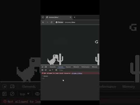 HACKING dino game in Chrome | Cyber Kernel | dino game hacking fun :)