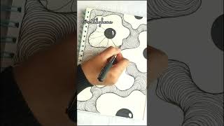 🌿🌺ZENTANGLE ART🌺🌿#artsbyhena #shorts #zentangle #zendoodles #doodleart #zentanglepatterns