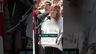 She Wore THIS to Confront Charlie Kirk… 👀