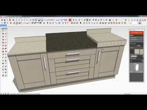EASYSKETCH - Change Kitchen Worktop Properties