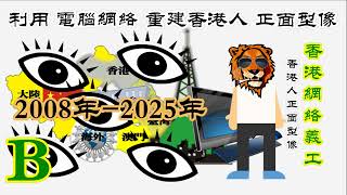 香港網絡義工 : 背後意義  利用網絡 重建香港人 正面型像  讓在異鄉生活香港人 有一個 謀生食飯  生存機會   30年前 深受其害 寸步難行