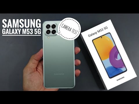 SAMSUNG GALAXY M53 5G UNBOXING l SAMSUNG GALAXY M53 5G REVIEW IN TELUGU